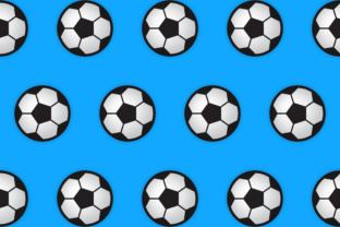 Download Soccer Balls Seamless Pattern - Seamless pattern Collection