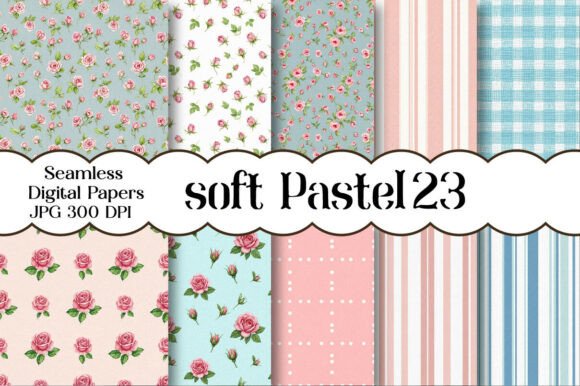 Download Soft Pastel Digital Paper Backgrounds - Premium Resources