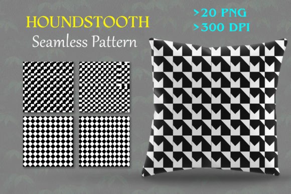 Download Houndstooth Seamless Pattern - Seamless pattern Collection