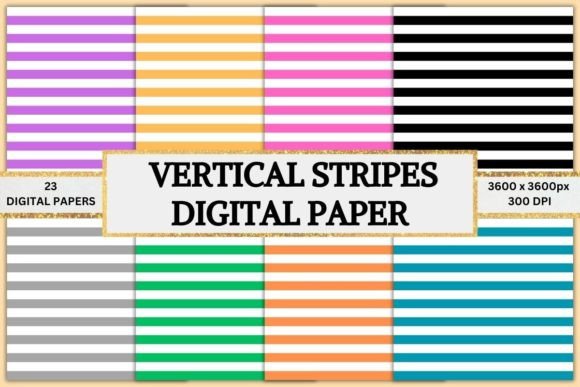Download Vertical Stripes Digital Papers - Stripes Collection