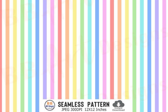 Download Colorful Rainbow Stripe Seamless Pattern - Seamless pattern Collection