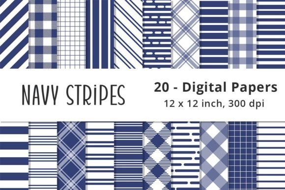 Download Navy Blue Stripes Background Patterns - Stripes Collection