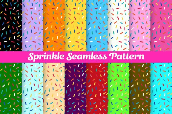 Download Sprinkle Seamless Pattern Bundle - Seamless pattern Collection
