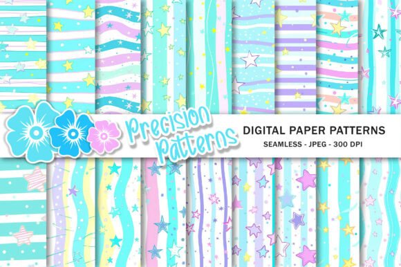 Download Cute Stars and Stripes Pattern - Stripes Collection