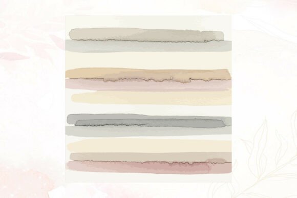Download Abstract Horizontal Watercolor Stripes - Stripes Collection