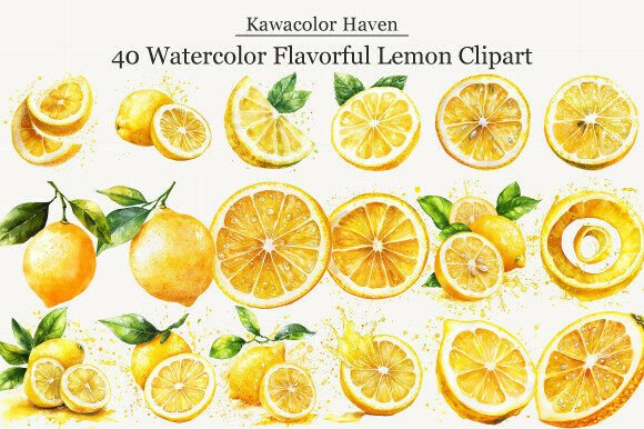 Download Watercolor Flavorful Lemon Clipart - Lemon clipart Collection