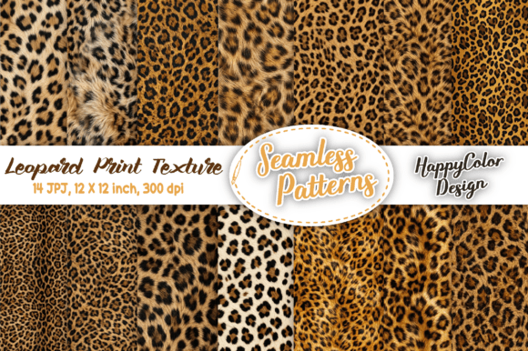 Download Leopard Print Texture Seamless Patterns - Seamless pattern Collection