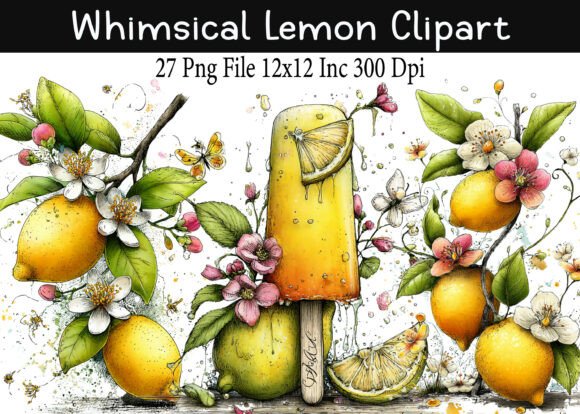 Download Whimsical Lemon Clipart - Lemon clipart Collection
