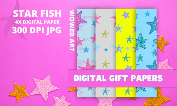 Download Star Fish Digital Papers - Fish digital papers Collection