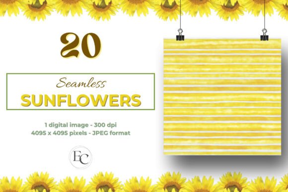 Download Sunshine Stripes Seamless Digital Paper - Stripes Collection